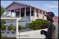 Típica casa lealista - Hope Town - Elbow Cay - Abaco. Bahames