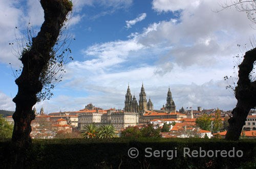 Vista de Santiago de Compostel la.