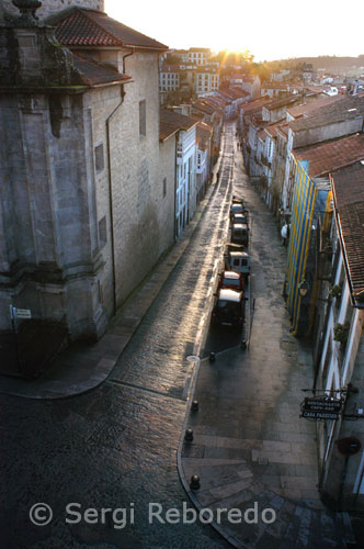 San Fructuoso carrer. El casc antic de Santiago de Compostel la.