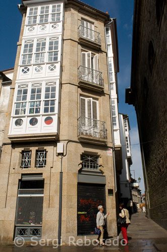 Casco antiguo de Santiago de Compostela.