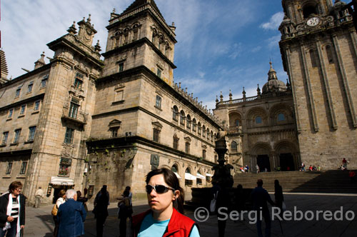 Casco antiguo de Santiago de Compostela. Plaza de Quintana