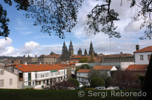 Vista de Santiago de Compostela.