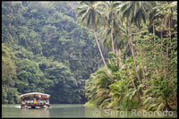 Paseos en barca por el rio Loboc. Loboc. Bohol.