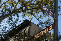 Gay Street en Greenwich Village. Al final de esta minúscula calle, en el 15 de Christopher St, se encontraba hasta principios del 2009 la famosa librería Oscar Wilde Bookshop, especializada en temática sobre el mundo gay y que sirvió de referencia y resistencia al movimiento homosexual durante muchos años, aunque la calle Gay en sí ya atrae a muchos curiosos solamente para fotografiar el cartel, incluso se venden postales y cuadros del letrero. 