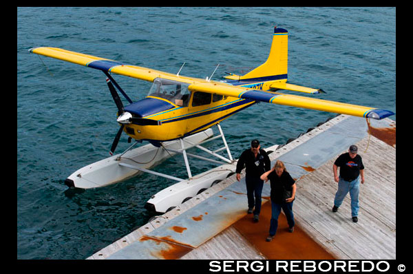 Hidroavió al Bartlett Cove Seaplane Base. Embarcador i moll flotant, Bartlett Cove, Parc Nacional Glacier Bay, Alaska. Aquí, fa tot just 200 anys s'alçava el musell d'una glacera llarg de 100 milles. Encara icebergs ja no esquitxen les aigües de Bartlett Cove, els animals, les plantes, i el paisatge segueixen canviant després d'haver estat afectat per la Neoglacial Edat de Gel. Hi ha moltes maneres d'explorar Bartlett Cove. És possible que vulgueu investigar la zona pel seu compte, amb un petit grup, o com a part d'una caminada guiada guardaboscos naturalista o parlar. Sigui quin sigui el mètode, la bellesa de Bartlett Cove i els esdeveniments que van tenir lloc aquí estan ben val la pena descobrir. Bartlett Cove és l'única zona desenvolupada al Parc Nacional Glacier Bay. Uneix-te guardaboscos Tim i explorar les activitats, rutes, allotjament i altres punts d'interès es troben en aquest lloc d'avançada remot i salvatge.