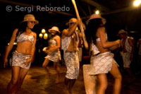 Yaguas the people of Indiana in a kind of show-dance that symbolizes their day to day.