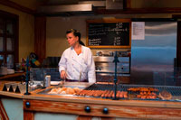 WURST, SAUSAGES AND BEER IN A BIERGARTEN, TIERGARTEN, BERLIN, GERMANY. Beer gardens are most common in Munich, where you can visit the granddaddy of all beer gardens during Oktoberfest. But by now the beer garden has become part of the cultural landscape throughout Germany. If you travel to Berlin during the summer, when the days are long and the city is ripe with action, you won't want to miss a trip to one of its many beer gardens. 