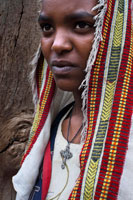 Portrait of a village in Yeha. In Yeha, in addition to visits to the ruins, it is also possible to visit some of the potters. Yeha is situated in the northern mountainous section of the Tigray region. Although this small payment survives today as a people of the shack, was once a place of great pre-Axumite civilization. Believed to be Ethiopia's first capital, Yeha was first initially discovered in an archaeological excavation around a courtyard complex of 20 C. 