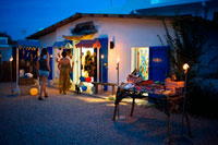 Formentera. Fashion shop in Isidor Macabich street of Sant Francesc Xavier, San Francisco Javier, Formentera, Pityuses, Balearic Islands, Spain, Europe.  Next to the Constitution square.