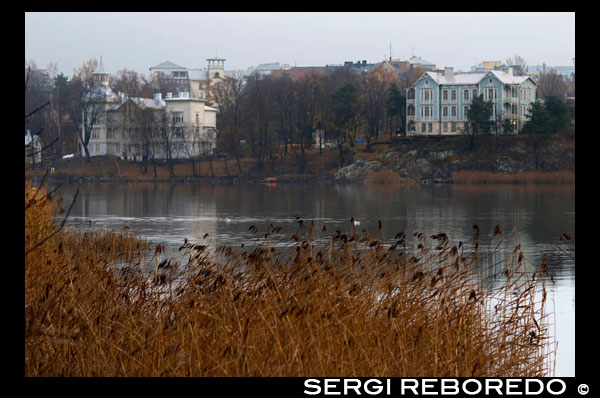 Vistes de les mansions situades a la part Nord-oest de la Badia de Töölönlahti. Eläintarha (suec:'' 'Djurgården''') és un gran parc al centre de Hèlsinki, Finlàndia. El nom de "Eläintarha" significa "zoo". La ubicació del parc actua com un divisor entre els districtes de Töölö l'oest, i Hakaniemi i Kallio a l'est. La meitat sud del parc inclou dues badies del Mar Bàltic: Toolonlahti cap a l'oest, i Eläintarhanlahti cap a l'est. La via del tren cap al nord, que va des de l'estació de tren central d'Hèlsinki corren entre aquestes badies, efectivament dividint el parc Eläintarha a la meitat. A les l'extrem del nord-occidental de la parc, prop de la districte de Laakso, hi ha és una sorra esports anomenat Eläintarhan urheilukenttä, o "Eltsu" com se li coneix a Helsinkians. De 1932 a 1963, l'estadi va acollir Eltsu moto anual i les carreres de cotxes de carreres, conegudes com Eläintarhanajot o "Eltsunajot", però aquestes van ser cancel · lades posteriorment per massa perillosa. Malgrat el nom, no hi ha hagut mai un zoològic en Eläintarha. Hi ha dues teories sobre el nom enganyós. L'un més popular és que Borgström Henrik, que van comprar l'àrea del parc al mig de la segle 19, s'havien anunciar plans per construir un parc zoològic allà, i per la dècada de 1880, el Eläintarha nom havia estat establert per avançat , anticipant-se a la parc zoològic, el qual mai es va materialitzar. La ciutat de Hèlsinki va comprar el parc de Borgström el 1877. Una altra teoria és que el nom és simplement una traducció del parc de Djurgården a Estocolm, Suècia. El veritable zoo d'Hèlsinki està situat a l'illa de Korkeasaari.