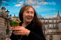 An inhabitant of Montpellier walk down the street with his parrot. Although Montpellier is a fairly large city (a quarter of a million people), so that comments on the most interesting things are in the historical district, which is essentially the hill overlooking the surrounding lands. And not only the buildings of high historical interest include beautifully preserved, all the buildings downtown are in fantastic shape regardless of age and usage. It's nice to stroll through the narrow streets of downtown, I definitely think that I will not use public transportation and walk everywhere. Of course, I must admit that today I have lost twice, I look like a tourist just landed. Montpellier is also an important university city (fifty thousand students, ie, the fifth of the population), and agrees that these dates are starting to get all Erasmus to whet the French preparatory courses. All this is coupled with the fact that all of my course we are strangers, of course, so my intention not to speak anything other than French is being constantly frustrated by the communication needs. Of course, the Spanish do not step one, or French or anything.