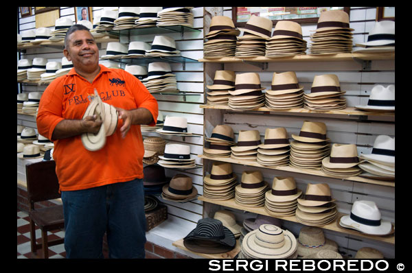 Victor´s Panama Shop. Hut shop. A Panama hat is a traditional brimmed straw hat which is actually made in Ecuador,  not Panama. They are light-colored, lightweight, and breathable, which makes them the perfect headgear to wear here as you walk about the city. This little store in the Casco Antiguo specializes in these hats. Souvenirs like the famous Panama hat can be picked up at Victor's, open until 10 at night. On your way to Plaza de Francia are several other souvenir shops, including La Ronda and El Faro, with a good selection of typical Panamanian handicrafts.  
