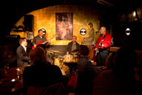 Jazz night at the Jazz & Blues Club U Maleho Glena with a performance of "Stan hen you bohemian man blues band". It has a large bar and restaurant for drinks and dinner, while the ground floor is the club music (Jazz & Blues Live entertainment 7 nights a week). Program of jazz concerts in Prague. Jazz clubs in Prague usually lie in the historic buildings in the center of Prague, jazz offer a totally unique atmosphere. You will be amazed by the quality of Czech jazz of jazz musicians and jazz bands.