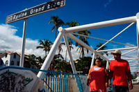 One of the bridges that crosses the center of the town of Saint Leu. The town of Saint-Leu is located in the department of La Réunion from the French region La Réunion. The town of Saint-Leu is located in the district of Saint-Paul. The area code for Saint-Leu is 97413 (also known as code INSEE), and the zip code is 97436 Saint-Leu. Geography and map of Saint-Leu: The height of the city hall of Saint-Leu is approximately 1391 meters. The surface of Saint-Leu is 118.37 km ². The latitude and longitude of Saint-Leu is 21.166 degrees South and 55,287 degrees East. Cities and towns near Saint-Leu are: Les Trois Bassin (97 426) at 6.78 km, Les Avirons (97425) at 9.66 km, L'Etang-Sale (97427) to 13.83 km, Saint-Paul (97 460) at 17.50 km, Saint-Louis (97450) to 18.41 km, Cilaos (97 413) to 19.39 km, Entre-Deux (97,414) to 21.07 km, Le Port (97420) to 25.22 km.