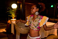 Balls típics de l'illa de Reunió. El sega és la música tradicional des Illes Mascareñas (Illa de la Reunió et l'Illa Maurici), i té el seu origen en els esclaus portats de diferents països (Àfrica, Índia, etc.) Pels colonitzadors europeus. Es pot considerar una evolució de la música traducional de les Illes Maurici i la música de l'Illa de la Reunió amb músiques de ball europees, com el polka i la quadrilla. S'assembla molt al Maloya, ball tradicional de l'Illa de Reunió. En les seves formes modernes, s'ha combinat amb altres gèneres com el jazz o el reggae. Aquesta música va sorgir, com moltes altres, de l'opressió, la tristesa i el sofriment, i la necessitat d'exterioritzar els sentiments va fer néixer aquesta música quan els esclaus es reunien al voltant de fogueres. El Sega va evolucionar fora de la cultura de les Illes de l'Oceà Índic occidental, com a fusió d'elements europeus i africans a mitjans del Segle XVIII. Alguns instruments traditionales emprats en aquest gènere són el tambor de mà (moutia), el triangle rattle maravane, ravanne i l'arc bobre. La forma musical tradicional era fortament improvisada i intensament emocional. Alguns autors citen aquest gènere musical com a procedent específicament d'Illa Rodrigues. En aquest tipus de música predomina el ritme africà, i no té tanta predominança de les altres influències musicals, però sempre és cantat en crioll, la llengua de poble. (Hi ha Segas traduïts i cantats en altres llengües, però aquest no és el Sega autèntic). Hi ha dos grans tipus de "sega", la majoria són melodies amb tons alegres i que parlen de coses divertides, sempre utilitzant vocabulari en doble sentit. Però també hi ha els Segas que parlen dels sofriments i de la tristesa que va patir el poble esclau.