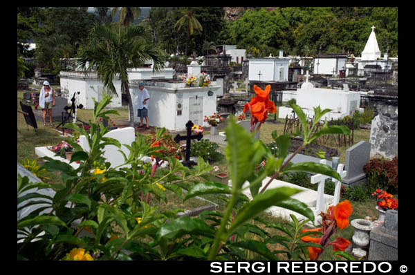 Cementerio de Saint Paul, la antigua capital de Reunión, y que todavía desprende un cierto aire colonial, además de un carácter tropical que se deja notar en sus edificios históricos, que vamos descubriendo al caminar por su paseo marítimo, flanqueado por varios viejos cañones y distintos cocoteros. El único monumento como tal es su cementerio Marin, el cual está en buen estado de conservación. Este hermoso rincón nos recuerda parte del pasado de Isla Reunión, como por ejemplo cuando fue refugio de piratas. De hecho, por aquí se encuentran tumbas de famosos piratas como la de Olivier Le Vasseur, llamado "La Buse" que significa el Halcón, que descansa junto al famoso símbolo pirata de la calavera con tibias cruzadas. Además, en el cementerio Martin también reposan los restos de diferentes personajes históricos de Reunión. 021-CP1217: Fumigación de campos de caña de azúcar cerca de la carretera de Cambopurg. El azúcar de caña es el principal cultivo y producto exportado de esta isla. Su unidad monetaria es el euro desde el año 2002 y hasta ahora. Anteriormente se utilizó el franco francés desde 1973, año en el cual la divisa del país galo sustituyó al franco de Reunión. La Reunión depende de la importación de comida y de energía. Además, el desempleo representa un serio problema. Su Producto Interno Bruto por habitante es considerablemente inferior al de Francia continental. Por ello se beneficia de los fondos estructurales que otorga la Unión Europea a las zonas económicas menos favorecidas. A fecha del 2010 tenía la tasa de paro más alta de la Unión Europea, con el 28,9% 