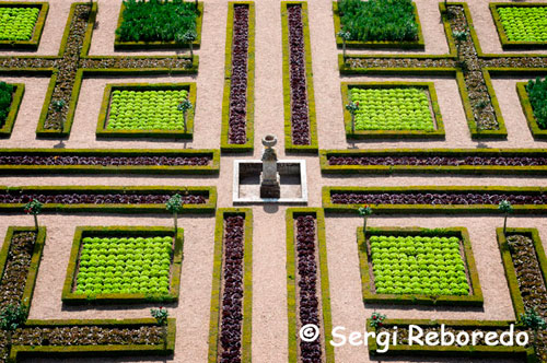 JARDINS DE Villandry. Aquests jardins estan dividits en diferents zones, una ornamental al costat del castell (dedicat a l'amor tendre, l'amor apassionat, l'amor infidel i l'amor tràgic), una escola aigua al voltant de l'estany, i un jardí de herbes medicinals, aromàtiques, i hortofructícola. La decoració d'aquests jardins renaixentistes és absolutament exquisida, i en gran part es deu a dos paisatgista andalusos, Antonio Lozano i Javier de Winthuysen Losada artífexs de la seva reconstrucció a principis del segle XX, quan la propietat va ser adquirida pel doctor extremeny Joaquín Carvallo, besnét de l'actual propietari.