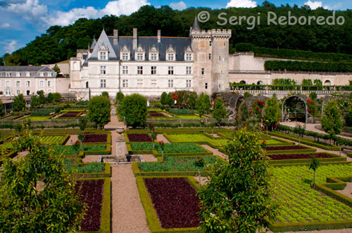 Castle and gardens of Villandry. Although the first visit is the castle, which attracts thousands of tourists who pass through here each year are its gardens, which were created at the beginning of the century and that highlight the castle. These gardens are divided into different areas, an ornamental next to the castle (dedicated to the tender love, passionate love, love, infidelity and the tragic love), a water garden around the pond and a garden of medicinal herbs, aromatic and horticulture. The decoration of these Renaissance gardens is absolutely exquisite, largely due to two Andalusian landscape, Antonio Lozano, Javier Losada de Winthuysen architects of reconstruction in the early twentieth century, when the property was acquired by Dr. Joachim Carvallo Extremadura, the present owner's great-grandson.