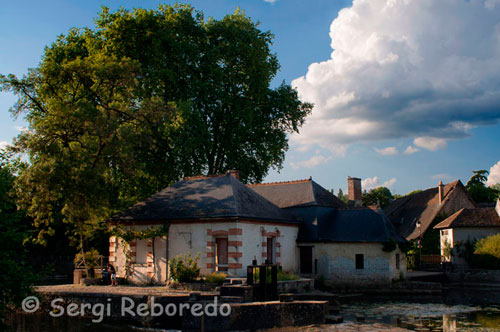 Bonic paratge al costat del riu en Azay li Rideau.