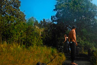 Caminando cerca del borde de las Cataratas , usted experimentará el tiro aerosol hacia arriba. El mejor lugar para experimentar esto en al cruzar el puente de hilo. Durante la estación lluviosa el fondo de la garganta de no puede ser visto y algunas partes de las cataratas también se ocultará por el spray . El arco iris lunar se puede ver durante la temporada de lluvias , cuando hay luna llena. Septiembre a noviembre es la temporada de estiaje . Durante este tiempo no hay una visión clara de las cataratas y la garganta de debajo. Usted será capaz de dar un paseo por las Cataratas fueron algunas de las rocas están expuestas y es seguro para caminar a través del río. A veces el agua es lo suficientemente bajo como para siquiera caminar todo el camino a través de la Isla Livingstone , el lugar donde David Livingstone tuvo su primera visión de las cataratas . Esta es sin duda una de las mejores vistas de la zona. El mejor mirador está en el puente Borde de cuchillo estaba usted tendrá una visión clara de las Cataratas principal , así como el Boiling Pot donde el río da vuelta y se dirige hacia el Batoka Gorge. Durante la estación seca que es seguro caminar hasta el Boiling Pot a sumergir sus pies en el río Zambezi . Siga las indicaciones a la olla hirviendo a partir de la playa de estacionamiento del Niágara. Es un camino bastante empinada hacia abajo y el volver a subir un poco más laborioso, pero pasos bien trabajado fuera a hacer el viaje más llevadero.