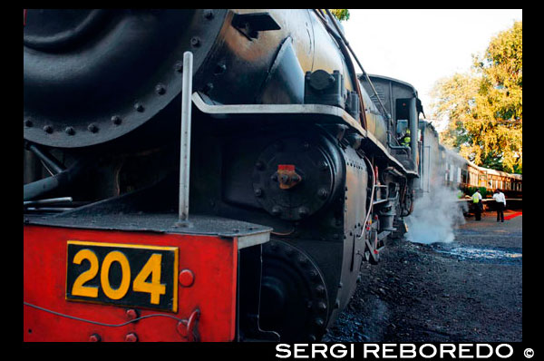 Royal Livingstone exprés tren de luxe . Complir la seva fantasia romàntica , escapar a un viatge en tren de la tarda enmig de la salvatge sabana natural de Zàmbia . Sun International s'enorgulleix d'anunciar la inauguració de la Royal Livingstone Express , una aliança d'empreses entre Sun International i Bushtracks Àfrica . El Royal Livingstone Express és una experiència única que combina el luxe d'hotels de Sun International Royal Livingstone amb l'encant dels viatges en tren . El tren és una experiència de tren de luxe tot inclòs arrelada en la nostàlgia d'una era passada. Els passatgers viatgen sense pressa com el sol es posa . Aquest és un viatge a un món etern de la gràcia , l'elegància i el romanç , on l'esplendor natural despertarà la imaginació i el luxós confort alleuja la teva ànima . Aquesta restauració de tren de luxe únic és una extensió de la Royal Livingstone hotel de cinc estrelles . El tren ofereix guanyar bé i el menjador a mesura que viatgen a través del pintoresc vall de Zambezi en entrenadors d'estil Pullman que han estat restaurat a la seva antiga glòria . El Royal Livingstone exprés consta de 5 vagons amb aire condicionat, 2 cotxes menjador , un cotxe del club / cuina , lloguer de sala d'estar, i un cotxe d'observació i es llença ja sigui per una classe 10 N º 156 o una classe 12 N º 204 locomotores . Un dels cotxes - restaurant , The Wembley , va ser construït pel Birmingham Railway Carriage i Wagon Company , i es va anar en l'exhibició a Londres en l'exposició de l'Imperi Britànic el 1924. Va ser enviat a la Unió Sud-africana i va entrar en servei el 19 de maig 1926 i , per tant , va adquirir el nom - The Wembley.