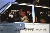 Yellow and grey taxis are readily available and can be easily found anywhere in Amman. Taxis for Amman will have a green logo on the driver and passenger doors. The grey ones have an advertisement on top of the car. Resist hailing cabs with another color logo; these cabs are based in other cities and it is illegal for them to pick up fares in Amman. Taxis in Amman are required by law to use meters and most drivers will reset the meter as soon as a fare is picked up. Most trips within Amman should be under JD5. Taxis are not required to use meters after midnight and drivers often expect double the normal fare for late night trips.