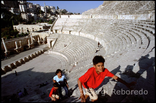 During its long history, Amman has been inhabited by several civilizations. The first civilization on record is during the Neolithic period, around 8500 BC, when archaeological discoveries in 'Ain Ghazal, located in eastern Amman, showed evidence of not only a settled life but also the growth of artistic work, which suggests that a well-developed civilization inhabited the city at that time. In the 13th century BC Amman was called Rabbath Ammon or Rabat Amon by the Ammonites. In the Hebrew Bible, it is referred to as Rabbat ʿAmmon (Tiberian Hebrew Rabbaṯ ʿAmmôn). It was later conquered by the Assyrians, followed by the Persians, and then the Greeks. Ptolemy II Philadelphus, the Hellenic ruler of Egypt, renamed it Philadelphia. The city became part of the Nabataean kingdom until 106 AD when Philadelphia came under Roman control and joined the Decapolis. In 326 AD, Christianity became the religion of the empire and Philadelphia became the seat of a bishopric during the beginning of the Byzantine era. One of the churches of this period can be seen on the city's Citadel.Temple of Hercules, Roman Corinthian Columns at Citadel Hill. Philadelphia was renamed Amman during the Ghassanian era, and flourished under the Caliphates (with nearby capital) of the Umayyads (in Damascus) and the Abbasids (in Baghdad). It was then destroyed by several earthquakes and natural disasters and remained a small village and a pile of ruins until the Circassians settlement in 1887. The tide changed when the Ottoman Sultan decided to build the Hejaz railway, linking Damascus and Medina, facilitating both the annual hajj pilgrimage and permanent trade, putting Amman, a major station, back on the commercial map.