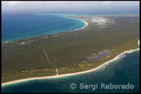 Aerial view of Cat Island.