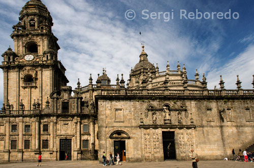 Old Town of Santiago de Compostela. Square of Quintana