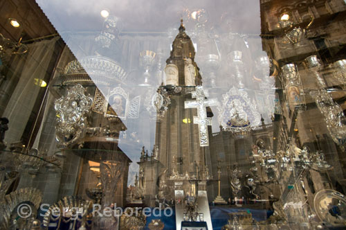 Sale of souvenirs. Santiago de Compostela.