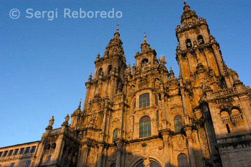 Santiago cathedral. Praza do Obradoiro.