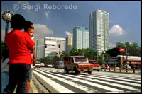 Major hotels in Malate. Roxas Boulevard. Manila.