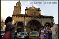 Christian wedding in the Cathedral of Manila. Invited. Intramuros. Manila.