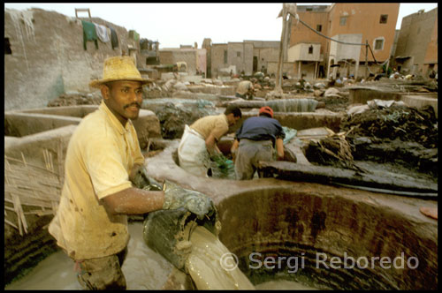 Tanneries of Marrakech. The French influences from the early twentieth century are evident in the commercial center of the Art Deco Gueliz, northwest of the city walls. However, the most significant legacy of colonial rule is French, which is still spoken by Moroccans. After World War II, Marrakech attracted all kinds of western characters who left their mark on the city. Winston Churchill, Yves Saint Laurent and the Rolling ?? Stones lived side by side with American writers of the Beat Generation, hippies and all kinds of curious travelers. The diverse cuisine is served. A variety of Moroccan meals that reflect the rich cultural heritage. Many of these dishes are of Berber influence. The most popular Moroccan dishes are couscous, tagine (stew of meat and vegetables) and harira (spicy lentil soup), and can be enjoyed in the most luxurious restaurants and in homes of any Moroccan. The main meal is lunch and menus are often written in French and Arabic.