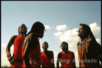 Both men and women wear colorful dilations ears to an inch in length at the bottom of the ear , and the diameter of a dime on the top, which tend to decorate with wood and colored beads. The Maasai craft is remarkable , especially in terms of textiles, wood carvings, hematite beads and ornaments . They usually wear a knotted fabric on the shoulders of bright colors , usually red with geometric designs on other pieces of clothing . Collect a large number of ritual dances and songs , which made ??against tourists in exchange for money and other economic benefits . Usually not be photographed unless they are granted a small fee as compensation. The physical characteristics of the Masai , mainly of Sudanese origin , favored them for military activities , as they are tall, strong and extremely agile people. The Maasai , well aware of having a beautiful , lavishly adorn your body with elegance and coquetry , using bold beaded necklaces , bracelets , earrings curiously correspond with the cut of the ear of an ox or a drawing with brand marking their livestock. The clan of blacksmiths provides women with brass rings are placed in rows on the arms