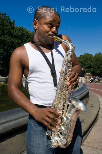 Central Park. Street musicians. You can hear jazz in many corners of the park even if we like the music it is best to go to Lincoln Center Jazz. Relatively new, is inside the Time Warner building in Columbus Circus. The music is good, but if we add the stunning view of Manhattan to Central Park slipping through the large windows behind the stage, the evening will be unforgettable. Central Park is an immense rectangular park located in downtown Manhattan, goes to 59th Street along 110 (4 miles) and the Fifth Avenue and Central Park West in width (800 meters). Being the "lungs of New York and place of recreation for New Yorkers and visitors. In its 93 kilometers of roads is very easy to get lost, so we recommend be done with a map of the park. The weekend is when most activities are organized, but any day is good to know this oasis embedded in the midst of the financial capital of the world.