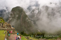 Inside the archaeological complex of Machu Picchu.
