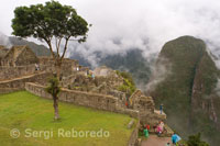 Inside the archaeological complex of Machu Picchu. PERU