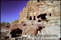 It is an awesome experience. A massive façade, 30m wide and 43m high, carved in pale pink rock face and dwarfing everything around it. It was built in the first century as the tomb of an important Nabataean king and demonstrates the engineering genius of these ancient people.